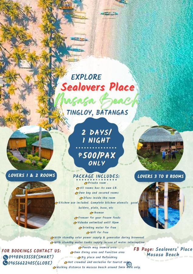 Sealovers' Place Masasa Beach باتانجاس المظهر الخارجي الصورة